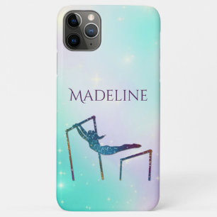 Case-Mate iPhone Case Gymnastique Minty Sparkle avec nom de Gymnaste