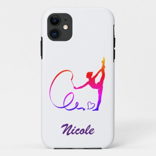 Coques Case-Mate iPhone Gymnastique rythmique arc-en-ciel (Dos)