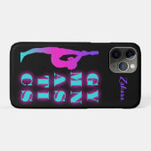 Coques Case-Mate iPhone Gymnastique violet rose turquoise Ombre Personnali (Dos (Horizontal))