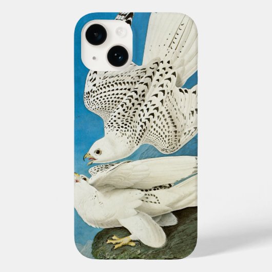 Coques Case-Mate iPhone Gyrfalcons, alias Gerfalcons par John James Audubo (Verso)