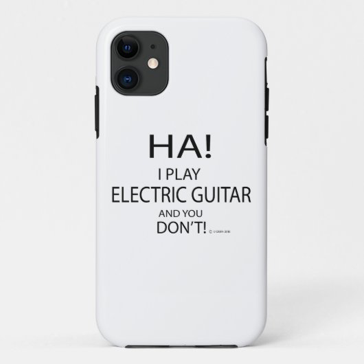 Coques Case-Mate iPhone Ha Guitare électrique (Dos)