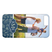 Coques Case-Mate iPhone Habitants d'océan Pattern| votre photo et (Dos (Horizontal))