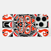 Coques Case-Mate iPhone Haida sun Tlingit patrimoine culturel de l'art tri (Verso (horizontal))