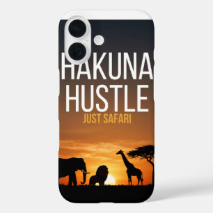 Coques iPhone 16 Hakuna Hustle Just Safari