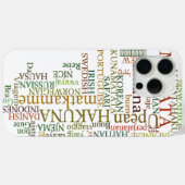 Coques Case-Mate iPhone Hakuna Matata Global Word Cloud Art (Verso (horizontal))
