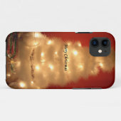 Coques Case-Mate iPhone Hakuna Matata Joyeux Noël blanc (Dos (Horizontal))