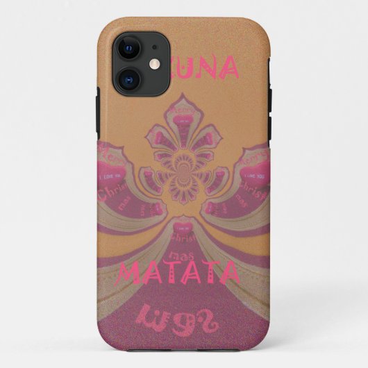 Coques Case-Mate iPhone Hakuna Matata Joyeux Noël joli coeur design (Dos)