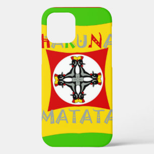 Etui iPhone Case-Mate Hakuna Matata Rasta Color Red Golden Green