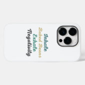 Coques Case-Mate iPhone Hale Haricots cuits Exhale Négativité Téléphone Ca (Verso (horizontal))