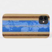 Coques Case-Mate iPhone Haleiwa Surfboard Hawaiian Royal Blue (Dos (Horizontal))
