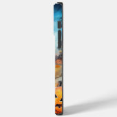 Coques Case-Mate iPhone Halloween Affenpinscher avec la peur Citrouille (Verso / Gauche)