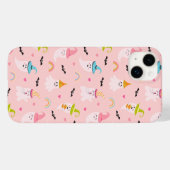 Coques Case-Mate iPhone Halloween arc-en-ciel rose (Verso (horizontal))