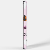 Coques Case-Mate iPhone Halloween Arrière - plan rose (Verso / Droite)