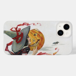 Coque Pour iPhone 14 Halloween Baiser de sorcière : Citrouille magique 