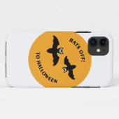Coques Case-Mate iPhone Halloween Bats Orange (Dos (Horizontal))