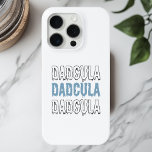 Coque iPhone 15 Pro "Halloween bleu Dadcula<br><div class="desc">Protégez votre iPhone 15 Pro avec une touche d'Halloween amusant avec notre Coque d'Halloween bleu "Dadcula"! Conçu spécialement pour les papas qui aiment une bonne peur, ce coque présente le design ludique "Dadcula" en lettres audacieuses et étranges sur un arrière - plan bleu cool. Offrant à la fois style et...</div>