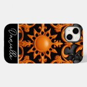 Coques Case-Mate iPhone Halloween Caramel Motif personnalisable (Verso (horizontal))