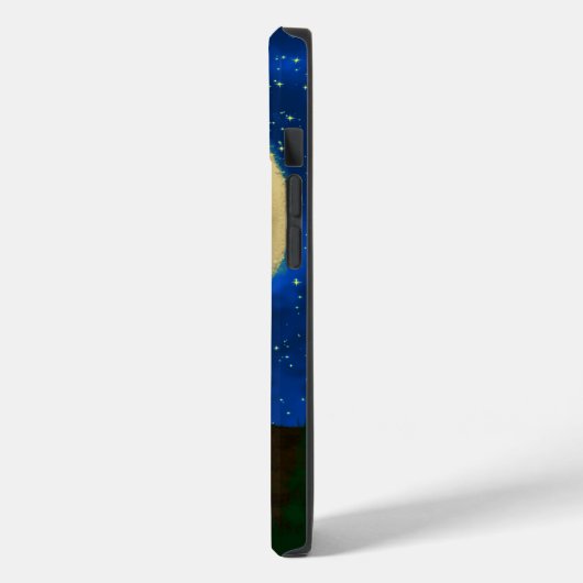 Coques Case-Mate iPhone Halloween Chat noir Silhouette Lune (Verso / Gauche)