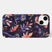Coques Case-Mate iPhone Halloween Chats noirs et Lunes Enfants en cuisine  (Verso (horizontal))