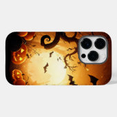 Coques Case-Mate iPhone Halloween/chauve-souris/Citrouille/automne (Verso (horizontal))