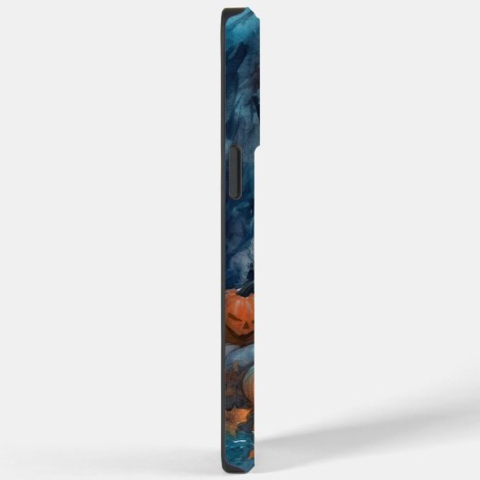 Coques Case-Mate iPhone Halloween Chow Chow Avec La Peur Citrouille (Verso / Droite)