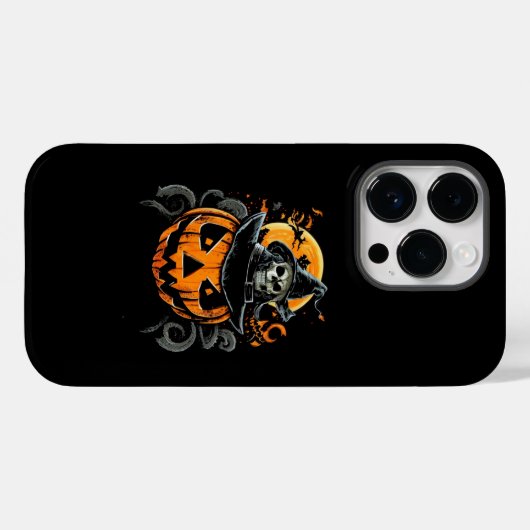 Coques Case-Mate iPhone Halloween/citrouille/automne/automne (Verso (horizontal))