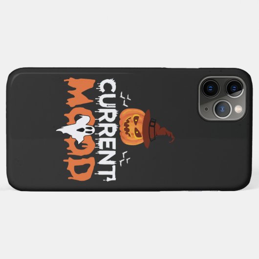 Coques Case-Mate iPhone Halloween Citrouille chauve-souris l'humeur actuel (Dos (Horizontal))