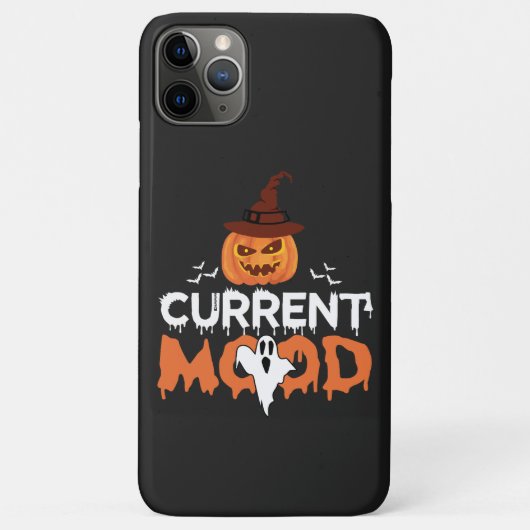 Coques Case-Mate iPhone Halloween Citrouille chauve-souris l'humeur actuel (Dos)