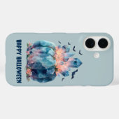 Coques Case-Mate iPhone Halloween Citrouille de cristal (Verso (horizontal))