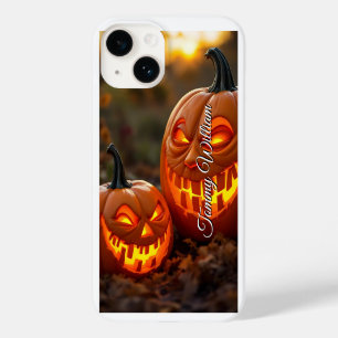 Coque Pour iPhone 14 Halloween Citrouille d'inspiration Vintage