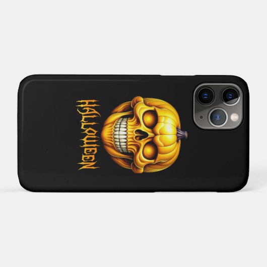 COQUES Case-Mate iPhone HALLOWEEN CITROUILLE SKULL (Dos (Horizontal))