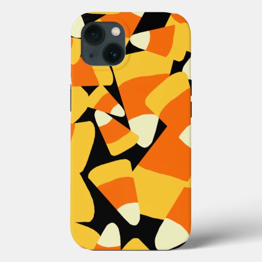 Coques Case-Mate iPhone Halloween Corn Candy Motif sans couture (Verso)