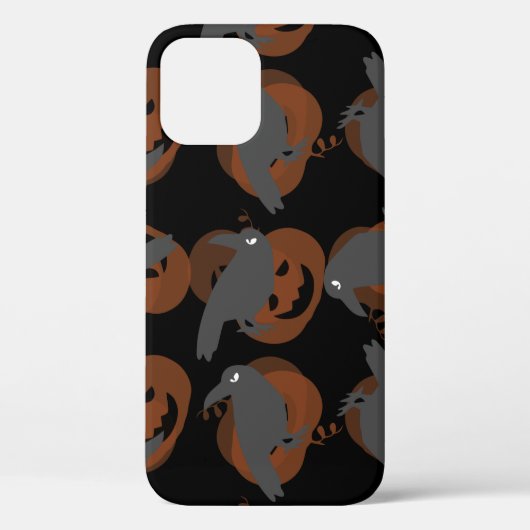 Coques Case-Mate iPhone halloween corneille citrouille (Verso)