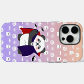 Coques Case-Mate iPhone Halloween Cute Baby Panda Dracula Vampire (Verso (horizontal))