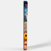 Coques Case-Mate iPhone Halloween Dachshund Avec La Peur Citrouille (Verso / Droite)