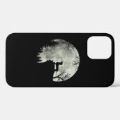 Coques Case-Mate iPhone Halloween Dachshund Et Lune (Verso (horizontal))