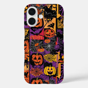 Coques iPhone 16 Halloween de la nuit la plus hantée
