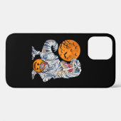 Coques Case-Mate iPhone Halloween Dinosaur T rex Citrouille maman (Verso (horizontal))