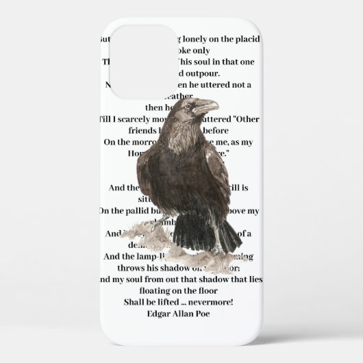 Coques Case-Mate iPhone Halloween Edgar Allen Poe Raven Poem Coque-Mate iP (Verso)