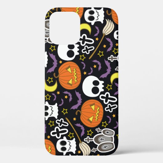Coques Case-Mate iPhone Halloween éffrayant : Conception Arrière - plan à (Verso)