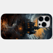 Coques Case-Mate iPhone Halloween éffrayant Haunted House (Verso (horizontal))