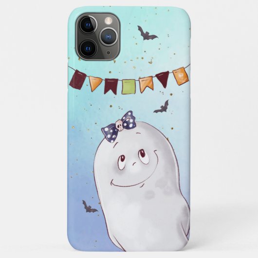 Coques Case-Mate iPhone Halloween fantôme mignon (Dos)