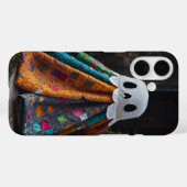 Coques Case-Mate iPhone Halloween Fantôme Patchwork (Verso (horizontal))
