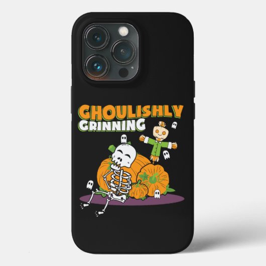 Coques Case-Mate iPhone Halloween Ghoulishly Grinning Ghoul (Verso)