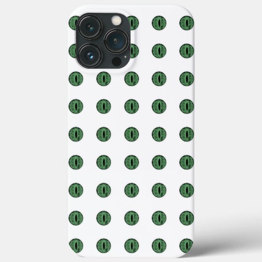 Coques Case-Mate iPhone Halloween Green Polka Dot Eyes (Verso)