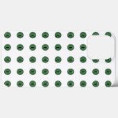 Coques Case-Mate iPhone Halloween Green Polka Dot Eyes (Verso (horizontal))