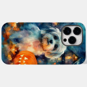 Coques Case-Mate iPhone Halloween Havanais avec la peur Citrouille (Verso (horizontal))