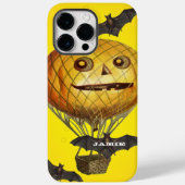 Coques Case-Mate iPhone Halloween Homme et chauves-souris Citrouille Vinta (Verso)