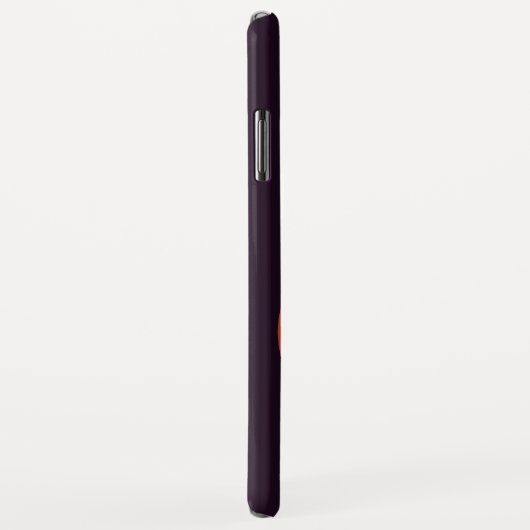 Coques Case-Mate iPhone Halloween Jack-o'-lantern citrouille visage et ara (Dos/Droite)