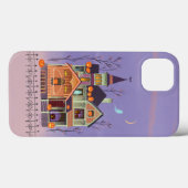 Coques Case-Mate iPhone Halloween Jack-o'-lanterne Hauntern House (Verso (horizontal))